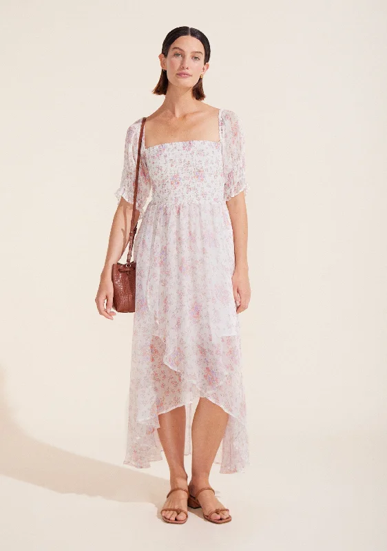 Ruffled Women Dress with Multiple Layers for a Playful and Girly StyleLilliana Cherish Midi Dress Ruffled Women Dress with Multiple Layers for a Playful and Girly StyleLilliana Cherish Midi Dress