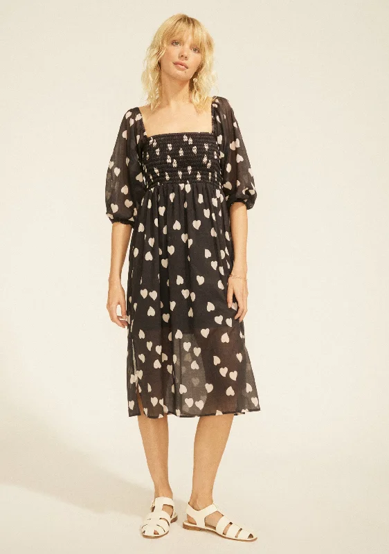 Empire Waist Women Dress to Accentuate the Bust and Conceal the WaistLovers Whisper Midi Dress Charcoal Empire Waist Women Dress to Accentuate the Bust and Conceal the WaistLovers Whisper Midi Dress Charcoal