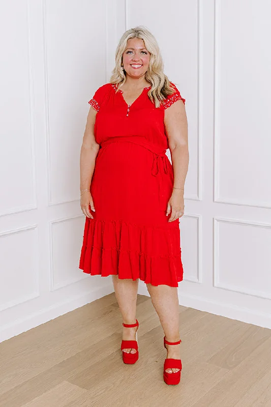 Ball Gown Women Dress with a Full Skirt for a Princess - like LookSandy In Seychelles Midi Curves Ball Gown Women Dress with a Full Skirt for a Princess - like LookSandy In Seychelles Midi Curves