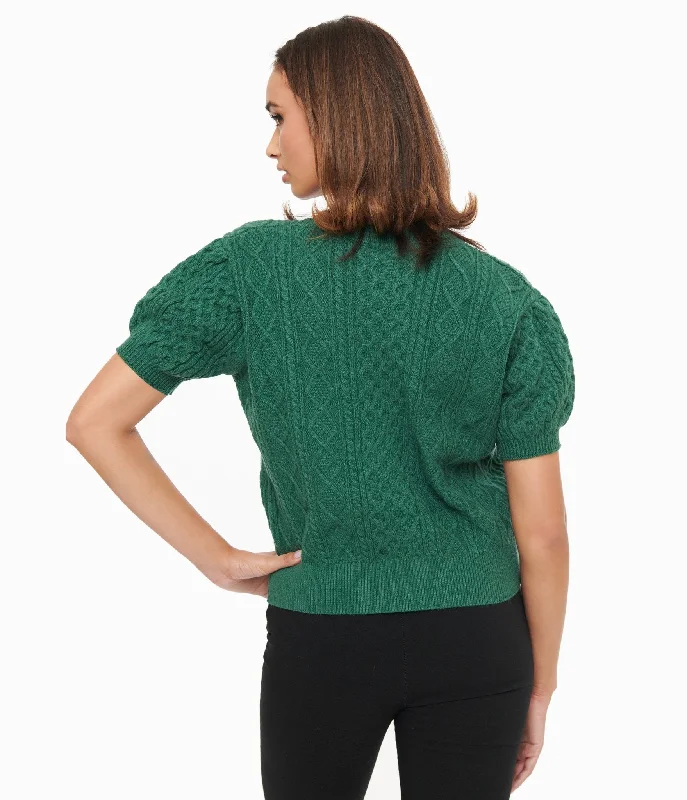 cropped women cardigan to pair with high - waisted jeanscropped women cardigan to pair with high - waisted jeansHunter Green Cable Knit Short Sleeve Sweater cropped women cardigan to pair with high - waisted jeanscropped women cardigan to pair with high - waisted jeansHunter Green Cable Knit Short Sleeve Sweater