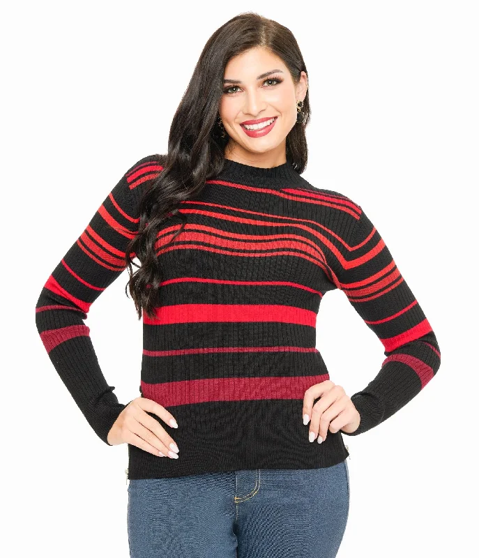 machine washable women cardigan for easy caremachine washable women cardigan for easy careJawbreaker Red & Black Stripe High Neck Sweater machine washable women cardigan for easy caremachine washable women cardigan for easy careJawbreaker Red & Black Stripe High Neck Sweater