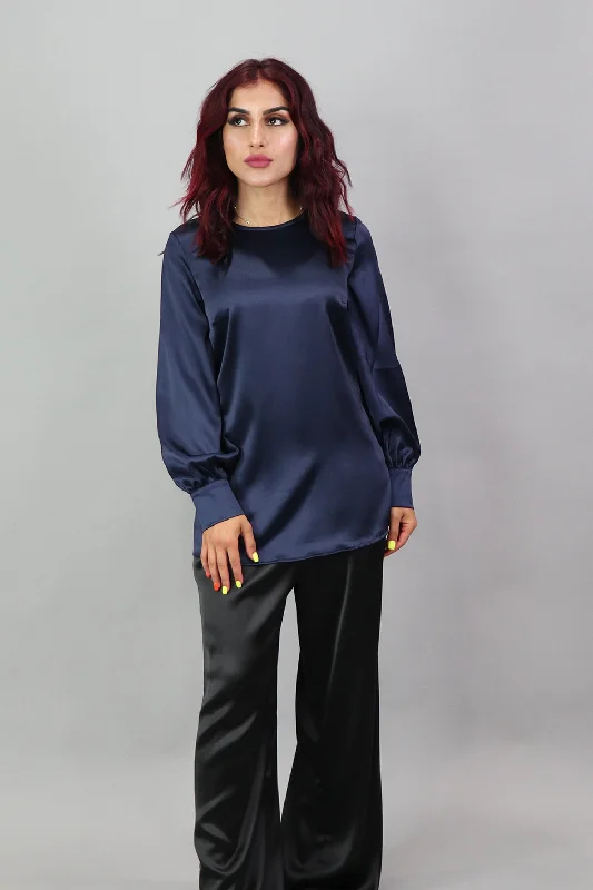 lightweight women cardigan for spring and falllightweight women cardigan for spring and fallLameera Satin Blouse - Navy Blue lightweight women cardigan for spring and falllightweight women cardigan for spring and fallLameera Satin Blouse - Navy Blue