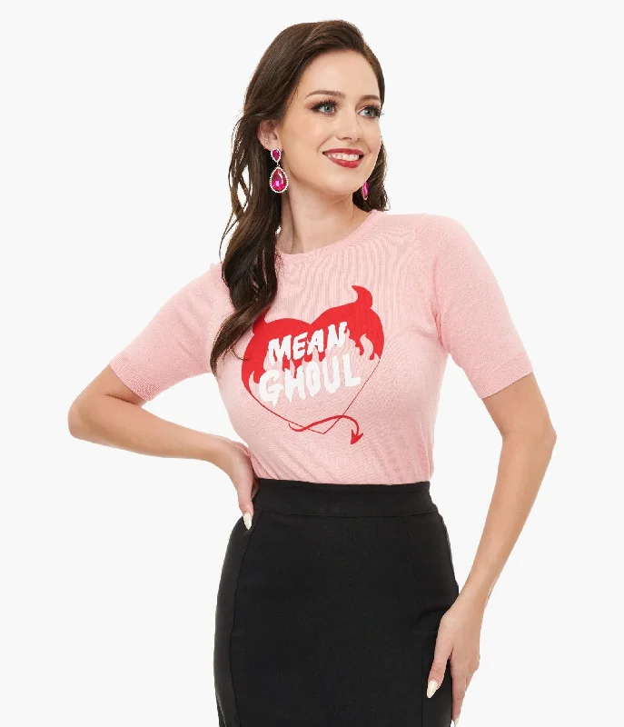 open front women cardigan for easy stylingopen front women cardigan for easy stylingMischief Made Pink Mean Ghoul Short Sleeve Sweater open front women cardigan for easy stylingopen front women cardigan for easy stylingMischief Made Pink Mean Ghoul Short Sleeve Sweater