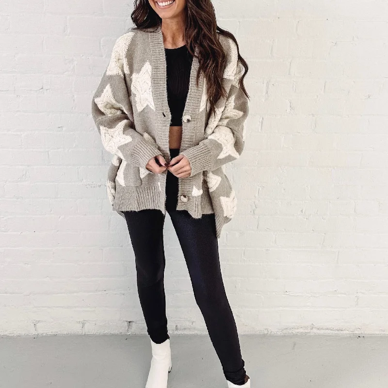 maternity women cardigan for expecting momsmaternity women cardigan for expecting momsOversized Star Cardigan - Taupe maternity women cardigan for expecting momsmaternity women cardigan for expecting momsOversized Star Cardigan - Taupe