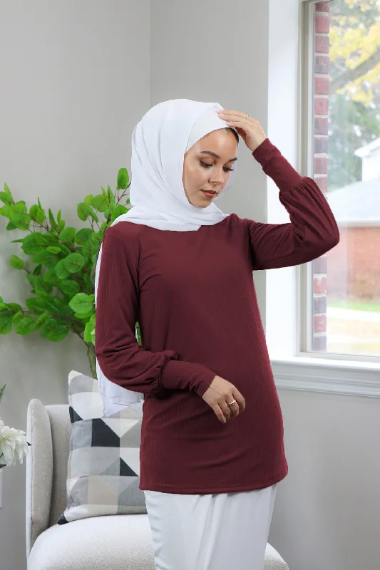 organic cotton women cardigan for an eco - friendly choiceorganic cotton women cardigan for an eco - friendly choiceRibbed Long Sleeve Top- Maroon organic cotton women cardigan for an eco - friendly choiceorganic cotton women cardigan for an eco - friendly choiceRibbed Long Sleeve Top- Maroon