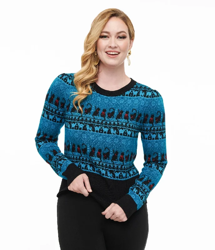 ribbed women cardigan with a classic textureribbed women cardigan with a classic textureUnique Vintage 1950s Teal Snowflakes & Cats Sweater ribbed women cardigan with a classic textureribbed women cardigan with a classic textureUnique Vintage 1950s Teal Snowflakes & Cats Sweater