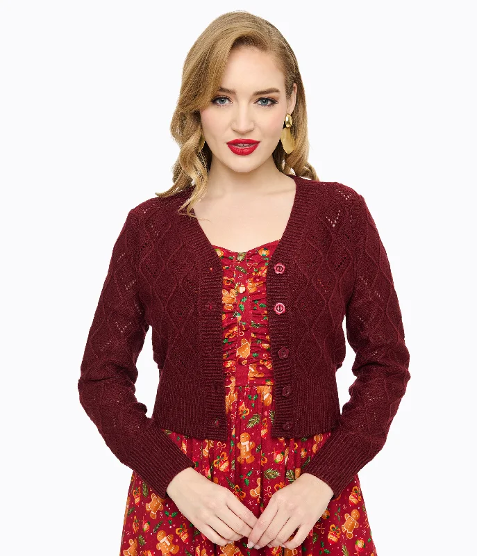 v neck women cardigan to elongate the necklinev neck women cardigan to elongate the necklineVoodoo Vixen Burgundy Flower Button Cardigan v neck women cardigan to elongate the necklinev neck women cardigan to elongate the necklineVoodoo Vixen Burgundy Flower Button Cardigan
