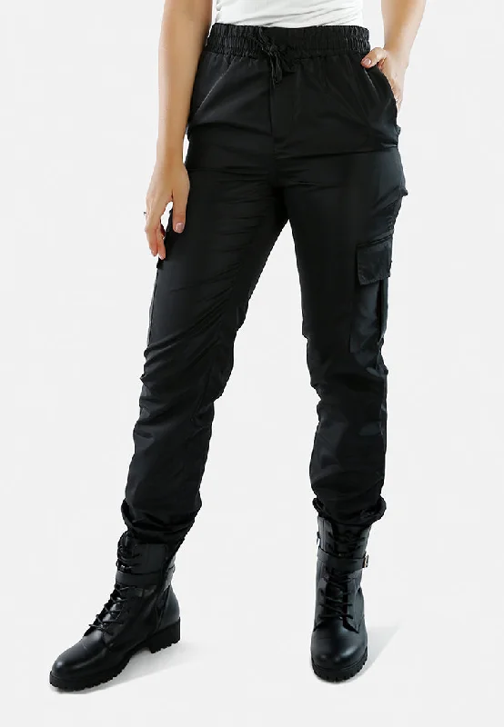 Dark - wash women jeans for a sophisticated and slimming effectHigh Waist Semi Casual Trousers Dark - wash women jeans for a sophisticated and slimming effectHigh Waist Semi Casual Trousers