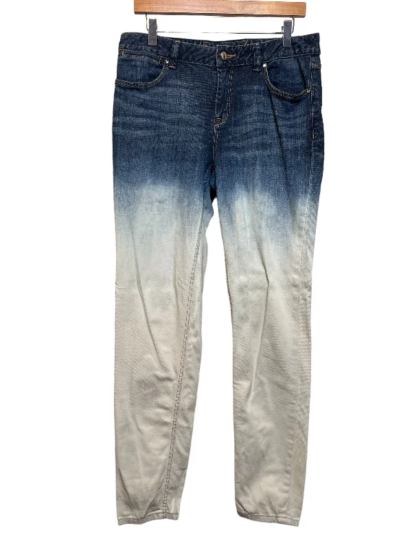 Straight - leg women jeans with a classic and timeless appealKaren Millen Women's Blue Faded Jeans (W32) Straight - leg women jeans with a classic and timeless appealKaren Millen Women's Blue Faded Jeans (W32)
