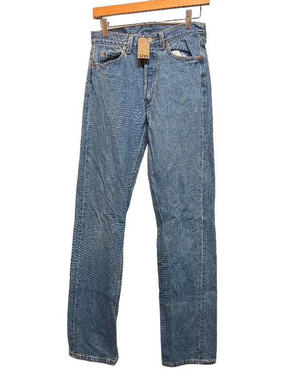 Wide - leg women jeans for a modern and relaxed vibeLevi's 501 Blue Jeans (W28)
