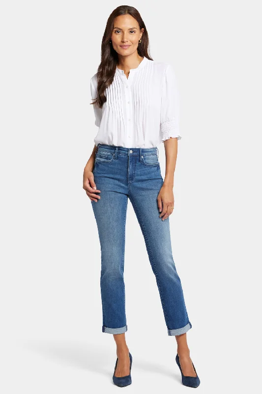 Stretch women jeans for enhanced mobility and comfortSheri Slim Ankle Jeans - Blue Island Stretch women jeans for enhanced mobility and comfortSheri Slim Ankle Jeans - Blue Island