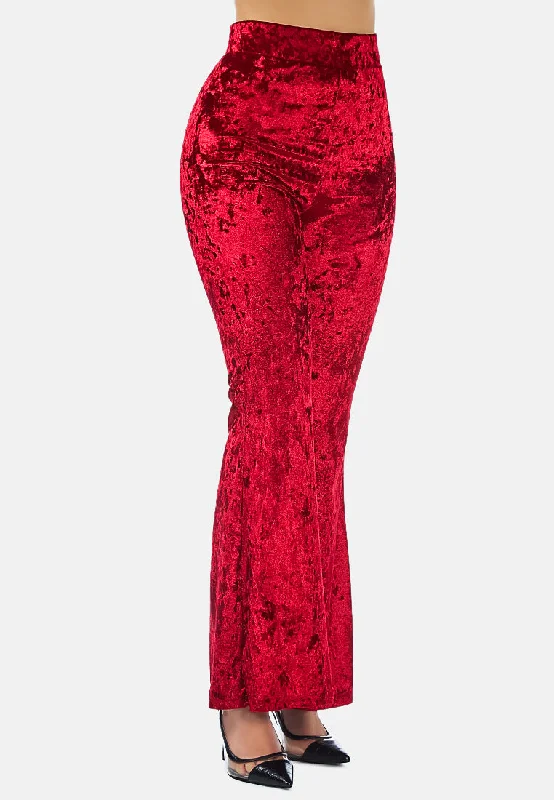 Distressed women jeans for a trendy and edgy lookWiggle Your Way Velvet Flared Pant