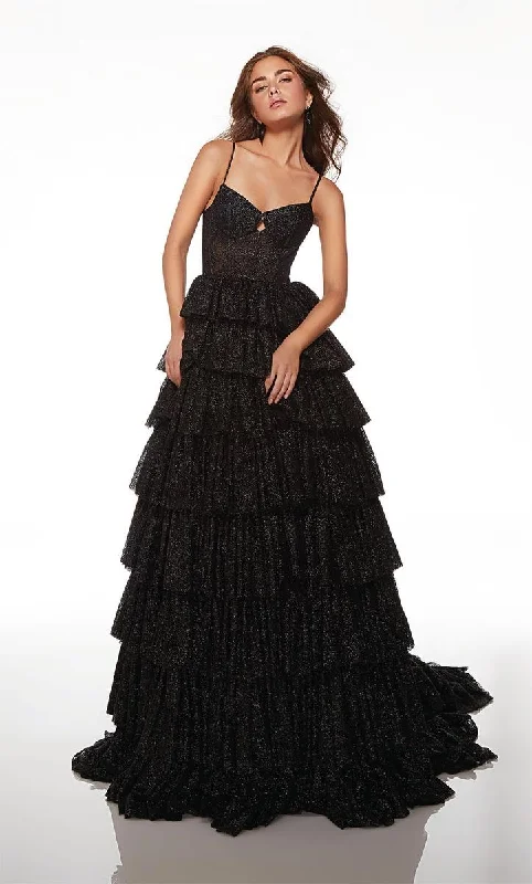 Little Black Women Dress with Sequins for a Glamorous Night OutAlyce Prom Dress 61526 Little Black Women Dress with Sequins for a Glamorous Night OutAlyce Prom Dress 61526