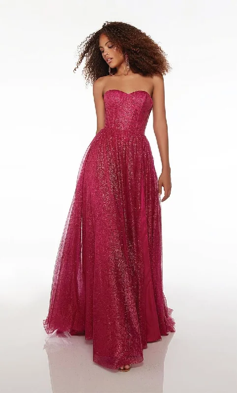 Sleeveless Women Dress in Bright Colors for Summer PartiesAlyce Glitter Corset Prom Dress 61601 Sleeveless Women Dress in Bright Colors for Summer PartiesAlyce Glitter Corset Prom Dress 61601
