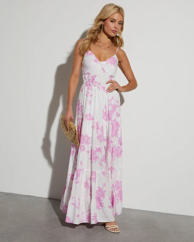 Empire Waist Women Dress to Accentuate the Bust and Conceal the WaistAurora Floral Maxi Dress Empire Waist Women Dress to Accentuate the Bust and Conceal the WaistAurora Floral Maxi Dress