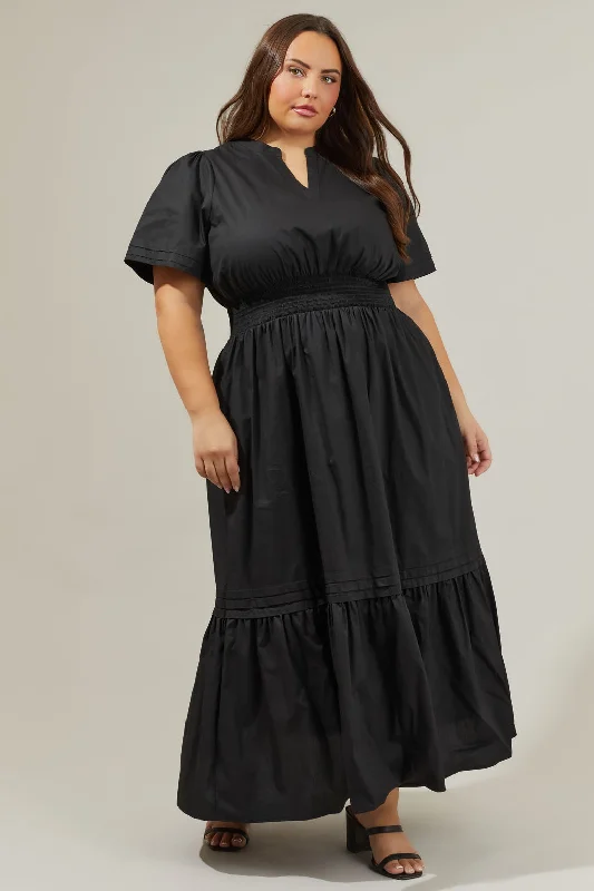 Off - the - Shoulder Women Dress for a Romantic and Feminine LookBelraj Poplin Maxi Dress Curve Off - the - Shoulder Women Dress for a Romantic and Feminine LookBelraj Poplin Maxi Dress Curve