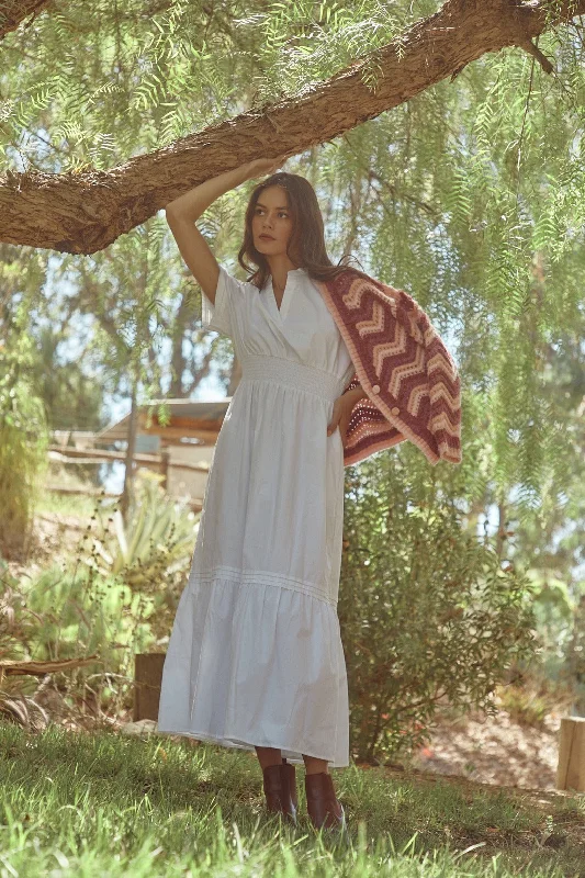 Off - the - Shoulder Women Dress for a Romantic and Feminine LookBelraj Poplin Maxi Dress Off - the - Shoulder Women Dress for a Romantic and Feminine LookBelraj Poplin Maxi Dress