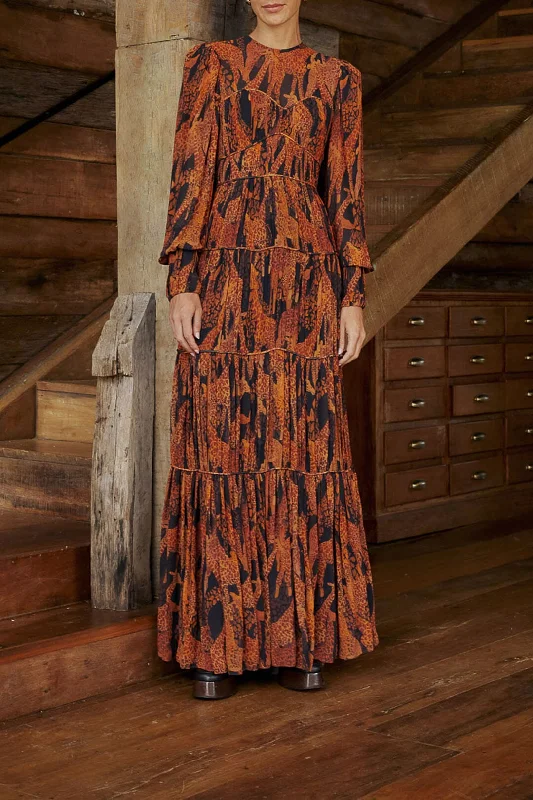 Sheath Women Dress with a Tailored Fit for a Professional LookBlack Giraffes Puff Sleeve Maxi Dress Sheath Women Dress with a Tailored Fit for a Professional LookBlack Giraffes Puff Sleeve Maxi Dress