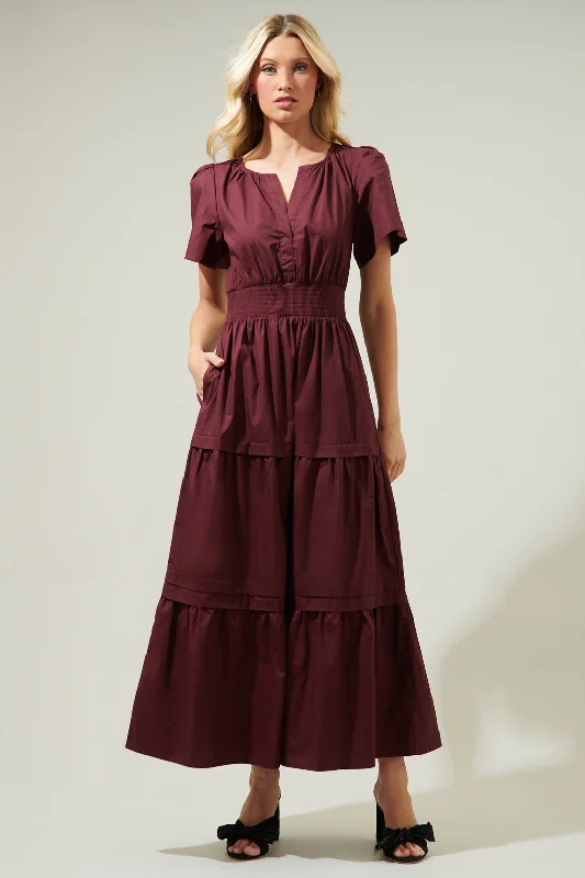 Sheath Women Dress with a Tailored Fit for a Professional LookCider Palmer Poplin Maxi Dress Sheath Women Dress with a Tailored Fit for a Professional LookCider Palmer Poplin Maxi Dress