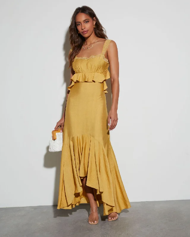 Strapless Women Dress with a Built - in Bra for Comfort and SupportLuminous Sun Maxi Dress Strapless Women Dress with a Built - in Bra for Comfort and SupportLuminous Sun Maxi Dress
