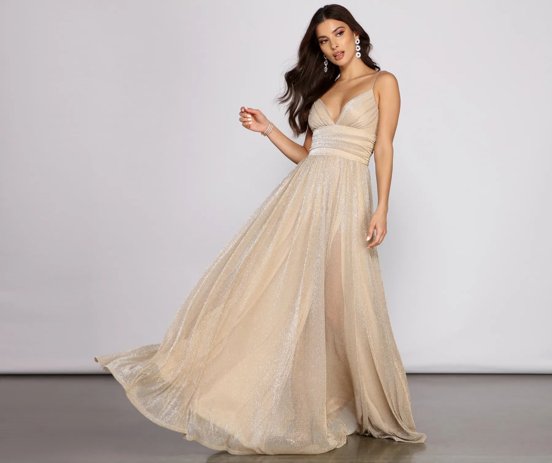 Mermaid - Style Women Dress with a Fitted Silhouette for Special OccasionsNatalie Sleeveless A-Line Mesh Formal Dress Mermaid - Style Women Dress with a Fitted Silhouette for Special OccasionsNatalie Sleeveless A-Line Mesh Formal Dress