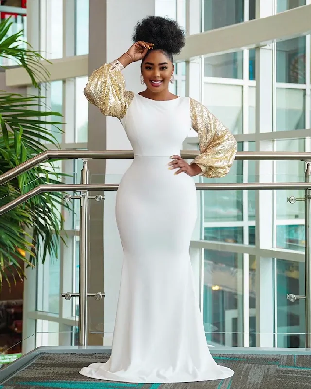 Shift Women Dress with a Simple and Classic Design for Everyday WearRunway Sequin Gown Dress Shift Women Dress with a Simple and Classic Design for Everyday WearRunway Sequin Gown Dress
