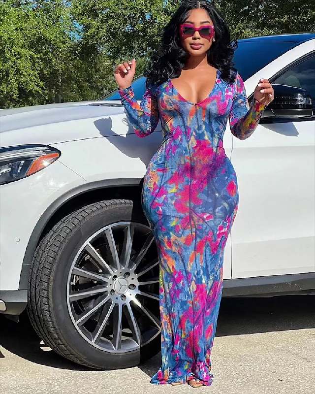 Shift Women Dress with a Simple and Classic Design for Everyday WearSplash of Colors Maxi Dress Shift Women Dress with a Simple and Classic Design for Everyday WearSplash of Colors Maxi Dress