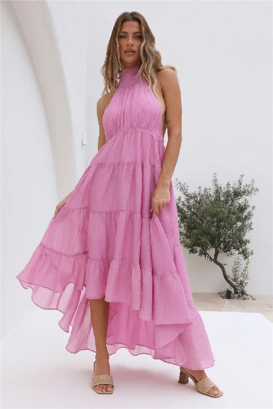 Mini Women Dress with a Short Hem for a Young and Trendy StyleSpring Sunsets Maxi Dress Pink Mini Women Dress with a Short Hem for a Young and Trendy StyleSpring Sunsets Maxi Dress Pink