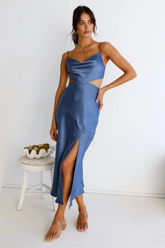 Empire Waist Women Dress to Accentuate the Bust and Conceal the WaistTouch The Sky Maxi Dress Blue Empire Waist Women Dress to Accentuate the Bust and Conceal the WaistTouch The Sky Maxi Dress Blue
