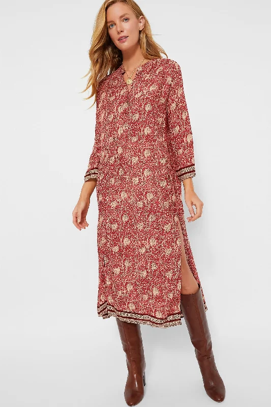 Lace - Embellished Women Dress for an Elegant and Sophisticated AppearanceWater Lily Terracotta Isobel Dress Lace - Embellished Women Dress for an Elegant and Sophisticated AppearanceWater Lily Terracotta Isobel Dress