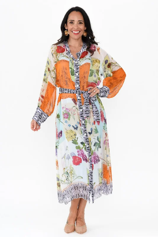 Shift Women Dress with a Simple and Classic Design for Everyday WearWinslet Cream Floral Shirt Tie Dress Shift Women Dress with a Simple and Classic Design for Everyday WearWinslet Cream Floral Shirt Tie Dress