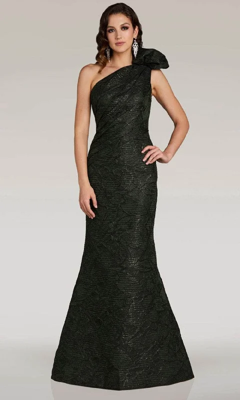 Sleeveless Women Dress in Bright Colors for Summer PartiesFeriani Couture 18356 - Printed Asymmetrical Neck Evening Gown Sleeveless Women Dress in Bright Colors for Summer PartiesFeriani Couture 18356 - Printed Asymmetrical Neck Evening Gown