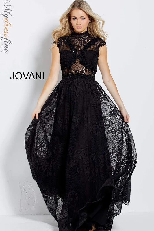 Lace - Embellished Women Dress for an Elegant and Sophisticated AppearanceJovani M54822 Lace - Embellished Women Dress for an Elegant and Sophisticated AppearanceJovani M54822