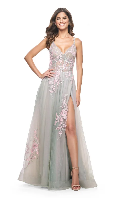 Empire Waist Women Dress to Accentuate the Bust and Conceal the WaistLa Femme 31939CL Dress Empire Waist Women Dress to Accentuate the Bust and Conceal the WaistLa Femme 31939CL Dress