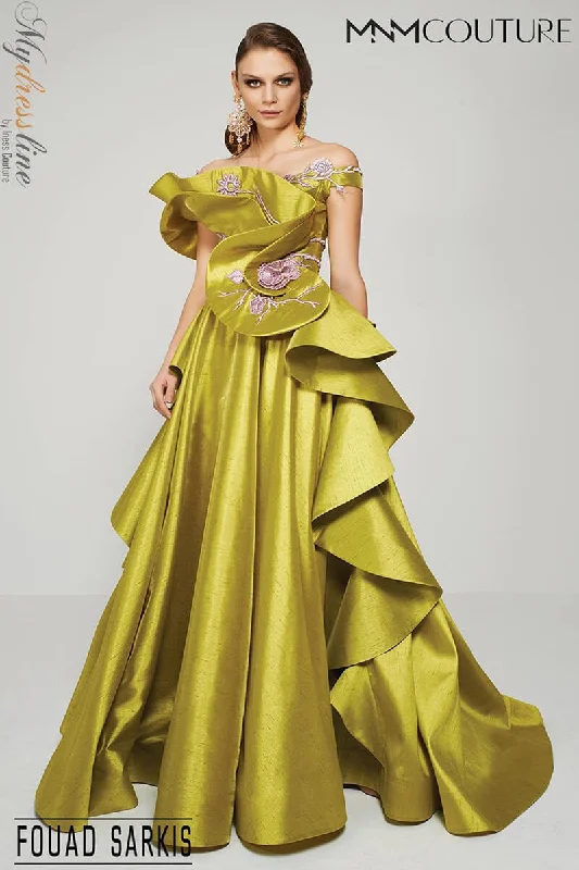 Mermaid - Style Women Dress with a Fitted Silhouette for Special OccasionsMNM Couture 2370 Mermaid - Style Women Dress with a Fitted Silhouette for Special OccasionsMNM Couture 2370
