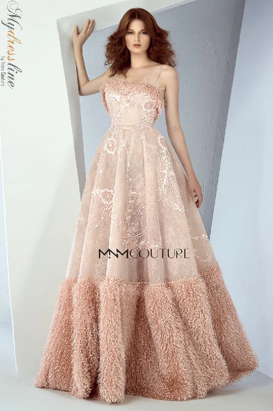 Backless Women Dress for a Sexy and Alluring Look at Evening EventsMNM Couture G0856 Backless Women Dress for a Sexy and Alluring Look at Evening EventsMNM Couture G0856