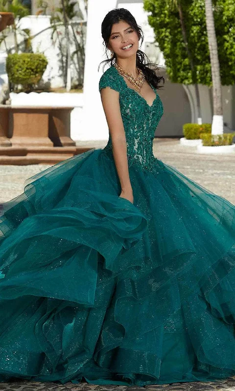 Wrap - Style Women Dress with Adjustable Fit for All Body TypesMori Lee 60161 - Embellished Bodice Ballgown Wrap - Style Women Dress with Adjustable Fit for All Body TypesMori Lee 60161 - Embellished Bodice Ballgown