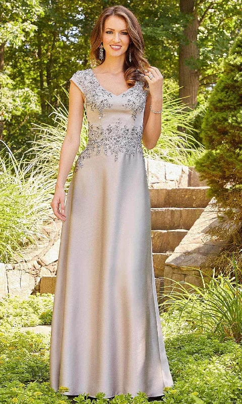 Ruffled Women Dress with Multiple Layers for a Playful and Girly StyleMori Lee 72519 - Short Sleeve Crystal Embellished Long Dress Ruffled Women Dress with Multiple Layers for a Playful and Girly StyleMori Lee 72519 - Short Sleeve Crystal Embellished Long Dress