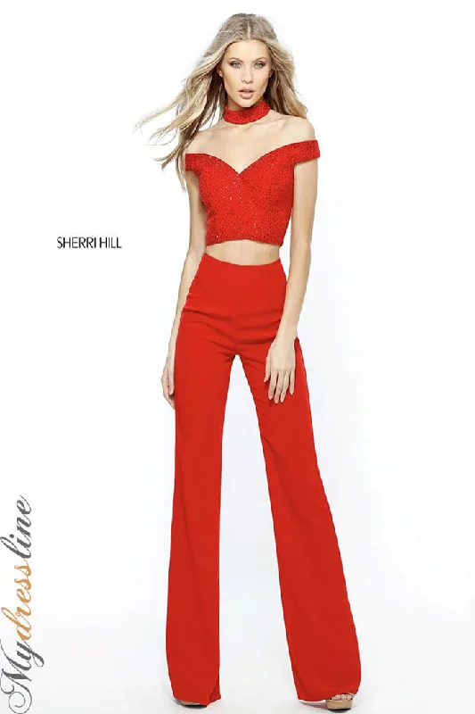 Mermaid - Style Women Dress with a Fitted Silhouette for Special OccasionsSherri Hill 51432 Mermaid - Style Women Dress with a Fitted Silhouette for Special OccasionsSherri Hill 51432