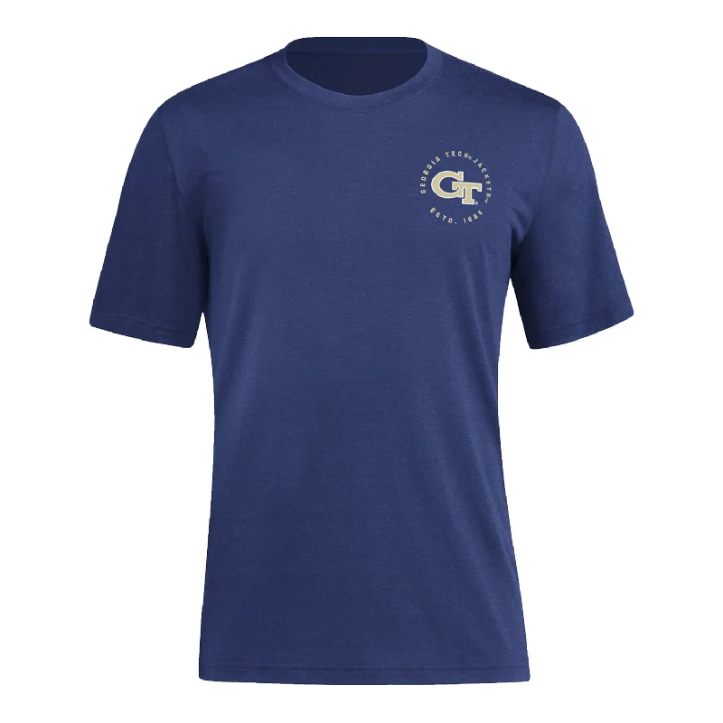 Sleeveless Women T Shirt for Summer ComfortGeorgia Tech Yellow Jackets Adidas Home Stack Navy T-Shirt Sleeveless Women T Shirt for Summer ComfortGeorgia Tech Yellow Jackets Adidas Home Stack Navy T-Shirt
