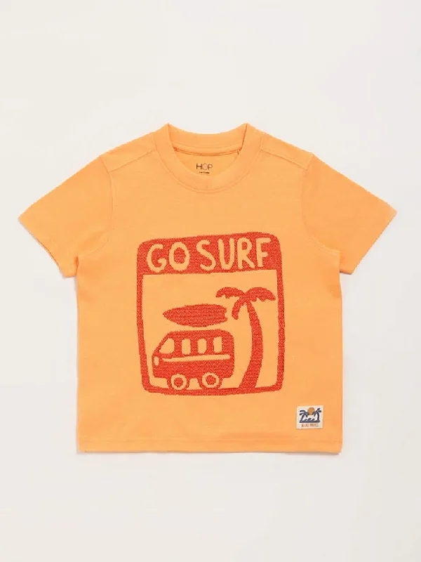 Cargo Women Shorts with Multiple Pockets for FunctionalityHOP Kids Orange Embroidered T-Shirt Cargo Women Shorts with Multiple Pockets for FunctionalityHOP Kids Orange Embroidered T-Shirt