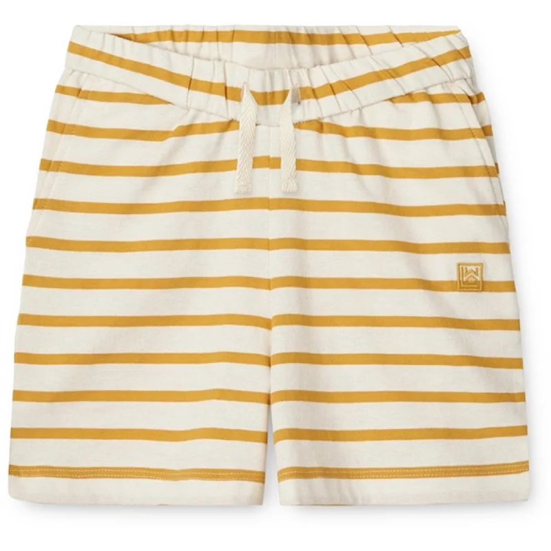 Denim Women Shorts with Distressed Details for a Casual VibeLiewood Y/D Stripe Creme De La Creme/Yellow Mellow Bako Stripe Shorts Denim Women Shorts with Distressed Details for a Casual VibeLiewood Y/D Stripe Creme De La Creme/Yellow Mellow Bako Stripe Shorts