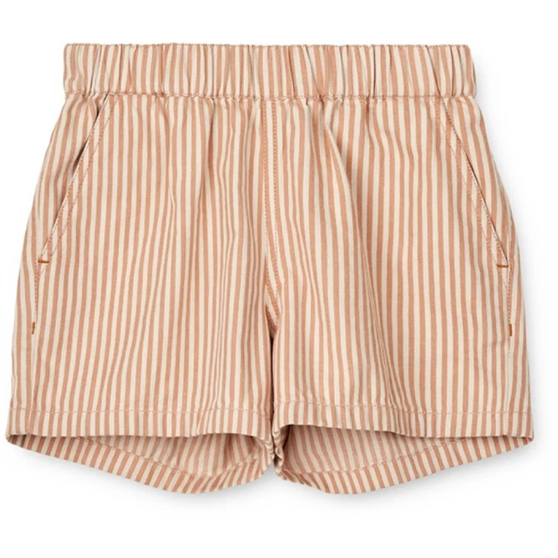Ruffled Hem Women Shorts to Add a Feminine TouchLiewood Y/D Stripe Tuscany Rose/Sandy Ayo Stripe Shorts Ruffled Hem Women Shorts to Add a Feminine TouchLiewood Y/D Stripe Tuscany Rose/Sandy Ayo Stripe Shorts