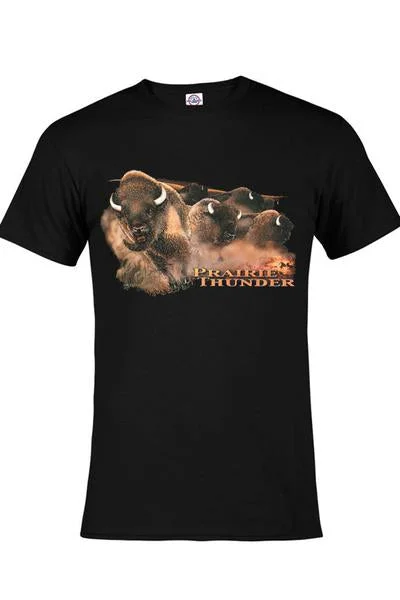 Sheer Women T Shirt for a Stylish and Alluring LookAdult Prairie Thunder T-Shirt (Stampeding Bison) Sheer Women T Shirt for a Stylish and Alluring LookAdult Prairie Thunder T-Shirt (Stampeding Bison)