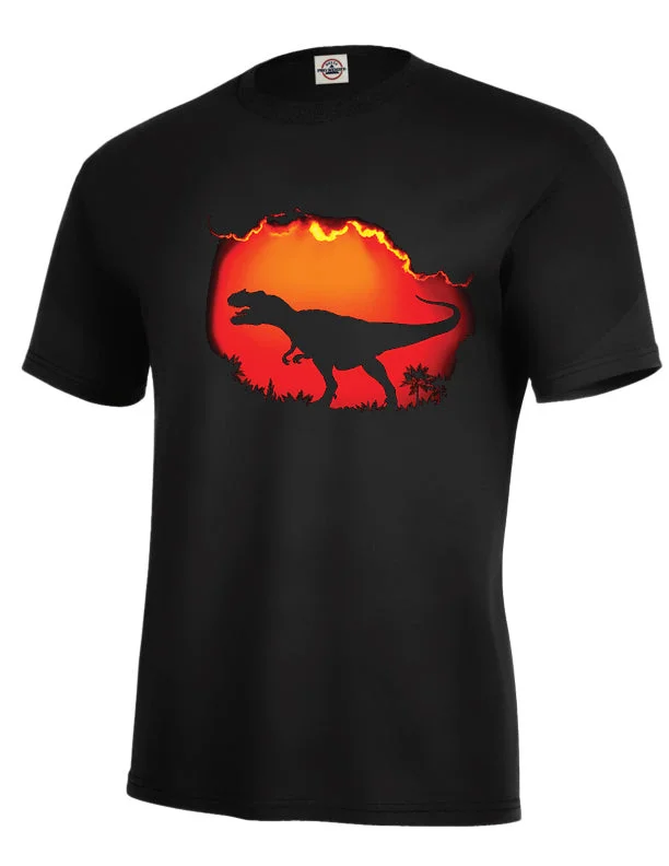 Striped Women T Shirt in a Classic PatternAdult Shadow Rex T-Shirt ( T-Rex silhouette) Striped Women T Shirt in a Classic PatternAdult Shadow Rex T-Shirt ( T-Rex silhouette)
