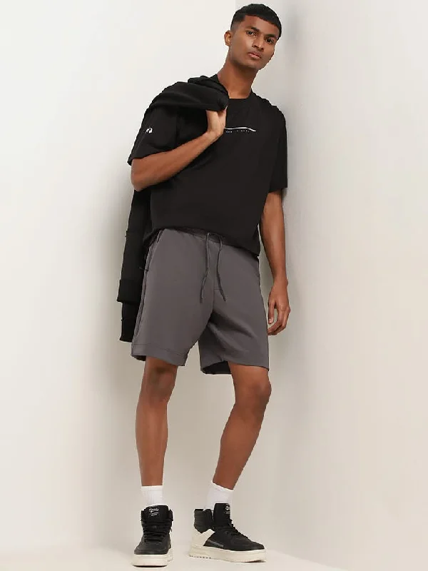 Twill Women Shorts with a Smooth Texture and DurabilityStudiofit Grey Relaxed Fit Bermuda Shorts Twill Women Shorts with a Smooth Texture and DurabilityStudiofit Grey Relaxed Fit Bermuda Shorts