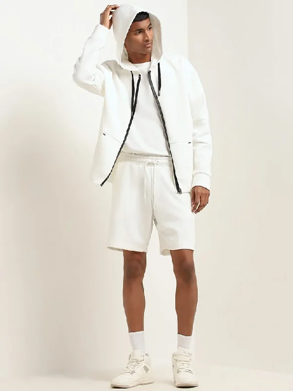 Solid Color Women Shorts in Bright Hues for a Bold StatementStudiofit White Relaxed Fit Bermuda Shorts Solid Color Women Shorts in Bright Hues for a Bold StatementStudiofit White Relaxed Fit Bermuda Shorts