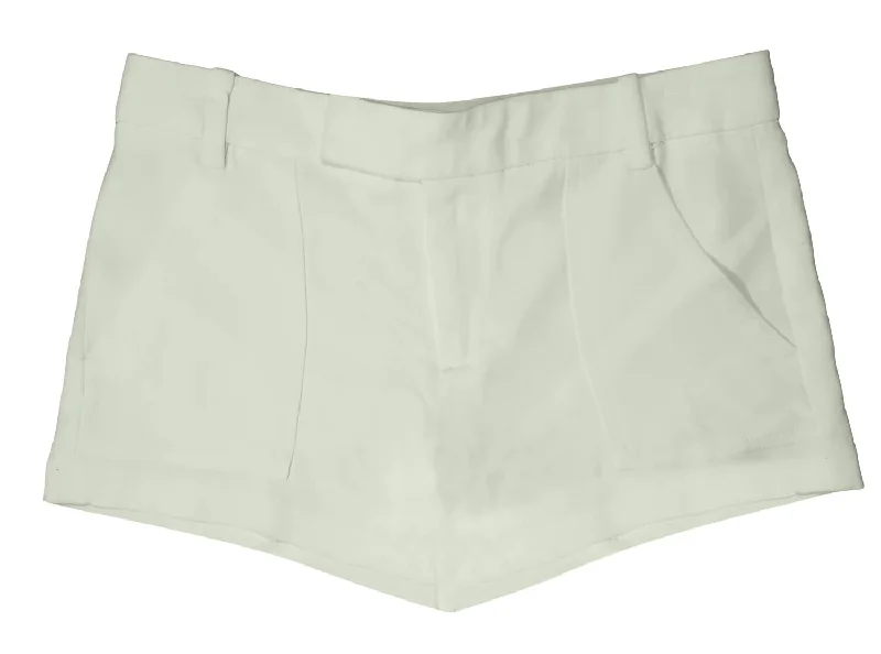 Patterned Geometric Women Shorts for a Modern AppealWomen's Duke Tailored Shorts In White Patterned Geometric Women Shorts for a Modern AppealWomen's Duke Tailored Shorts In White