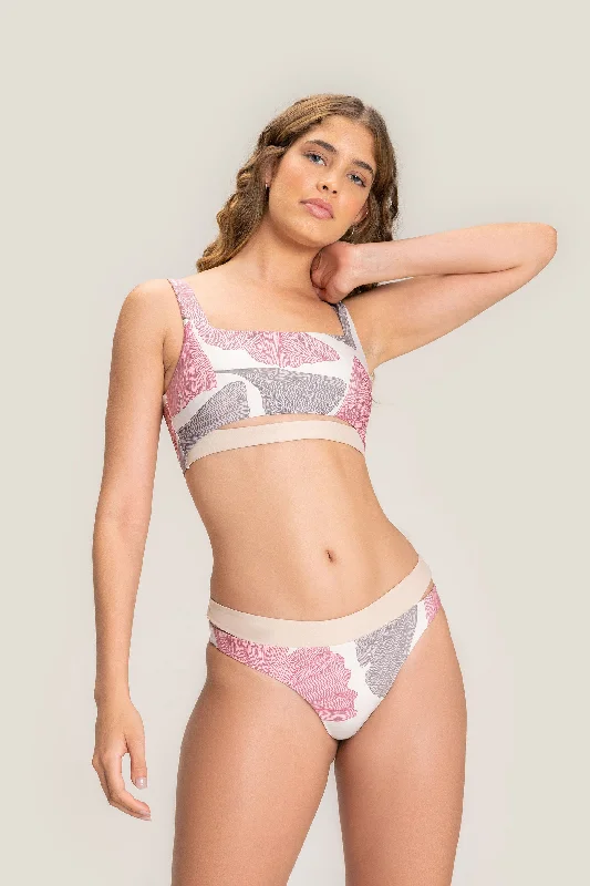 Lace - trimmed bikini for an elegant and romantic touchBoho Bloom Duo Top