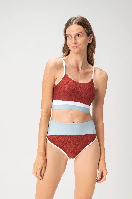 Plus - size bikini with full - coverage options for comfort and confidenceDunes Sport Top Plus - size bikini with full - coverage options for comfort and confidenceDunes Sport Top